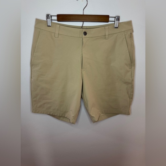 lululemon athletica Other - Pre-Owned Size 34 Lululemon ABC Classic Fit Golf Short 9” Inseam in Tan